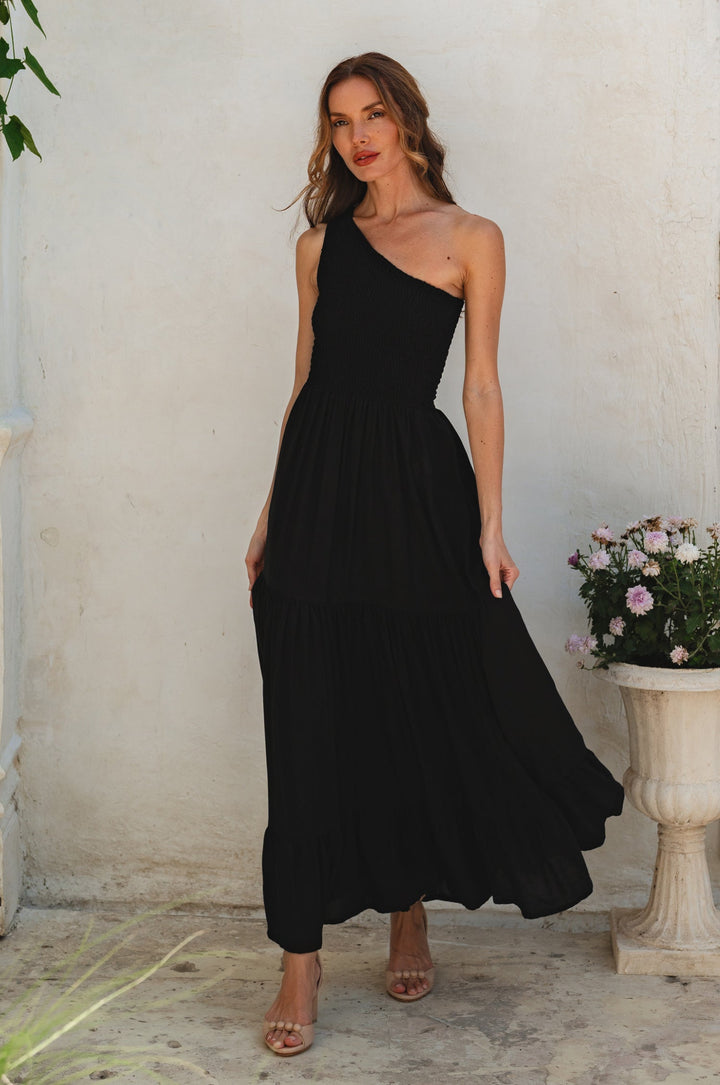 Cassandra One Shoulder Maxi Dress by Bali ELF