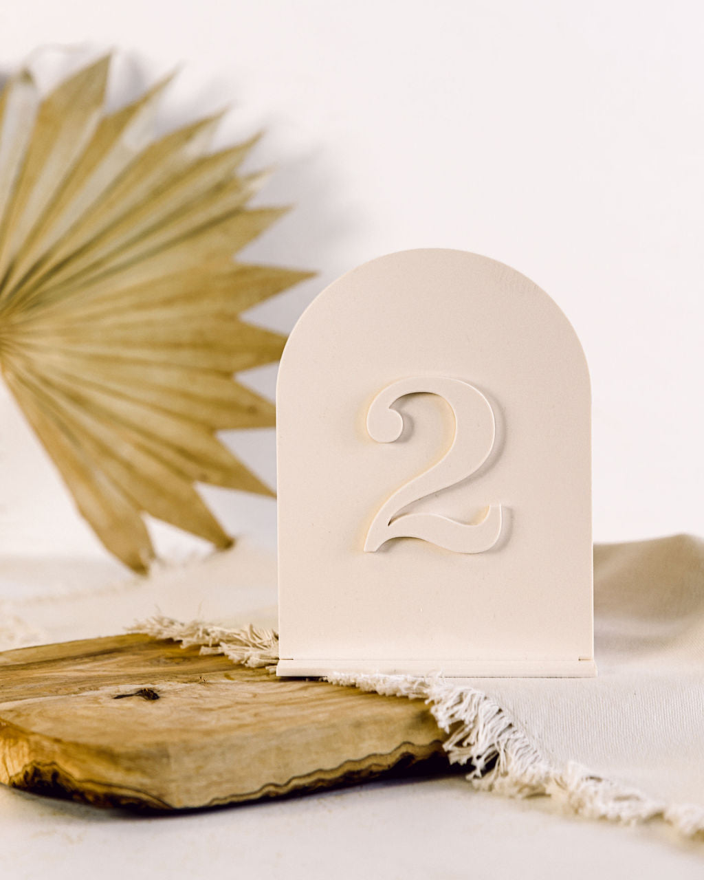 Acrylic Arch Table Number by The Cotton & Canvas Co.