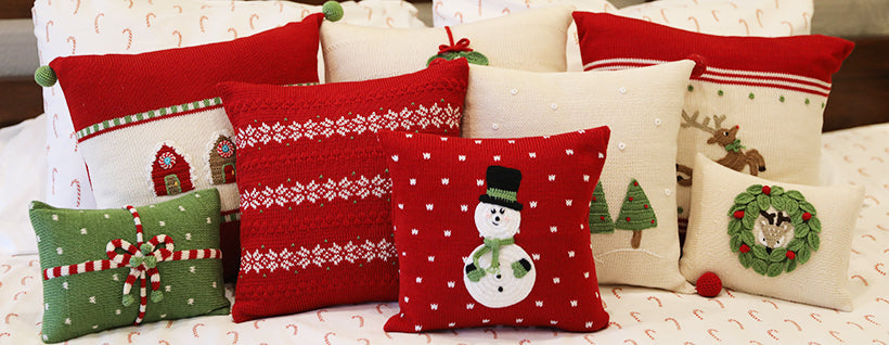 Snowman 10" Pillow by Melange Collection