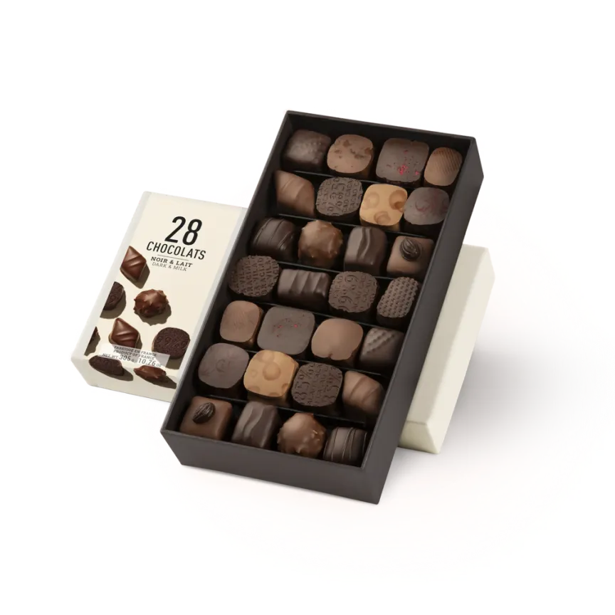 Michel Cluizel 28-Piece Chocolate Bon Bons Gift Box Mixed