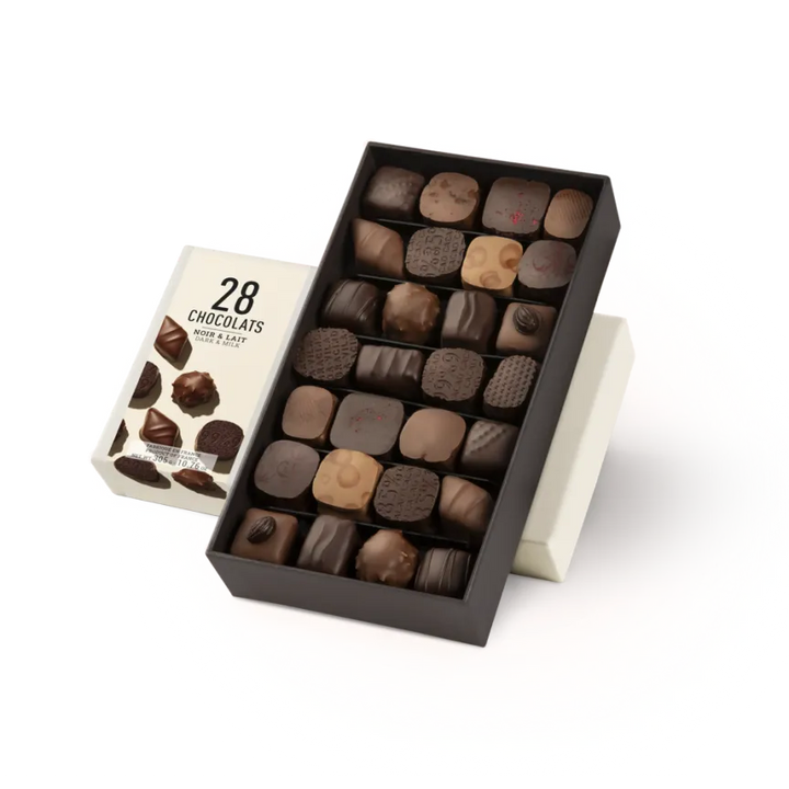 Michel Cluizel 28-Piece Chocolate Bon Bons Gift Box Mixed