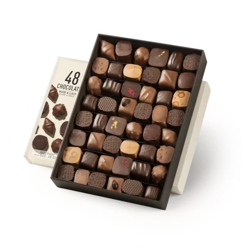 Michel Cluizel 48-Piece Chocolate Bon Bons Gift Box (Mixed)