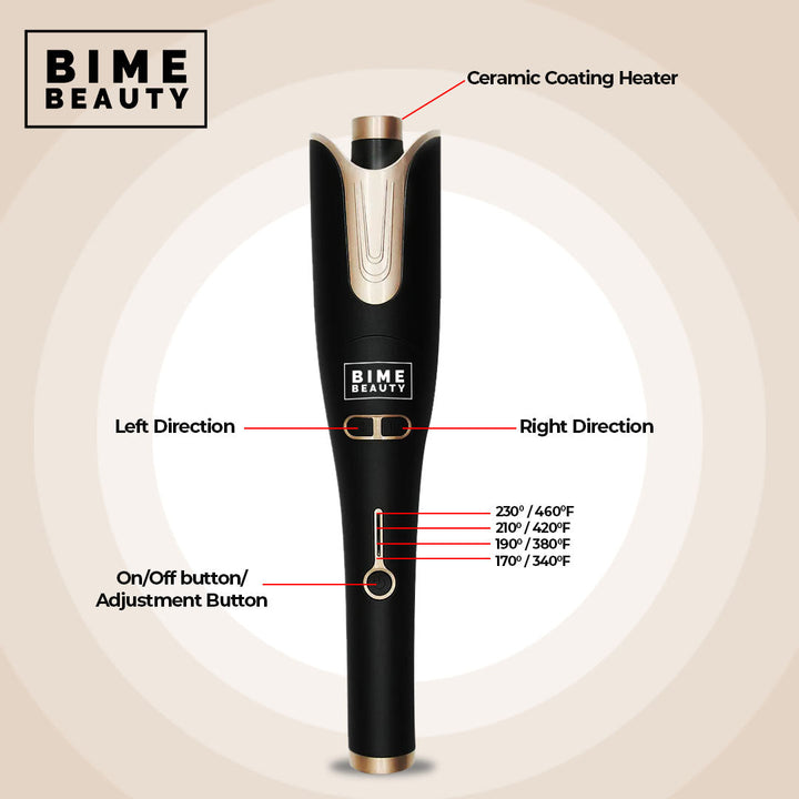 Curl Me Perfection Automatic Hair Curler by BimeBeauty