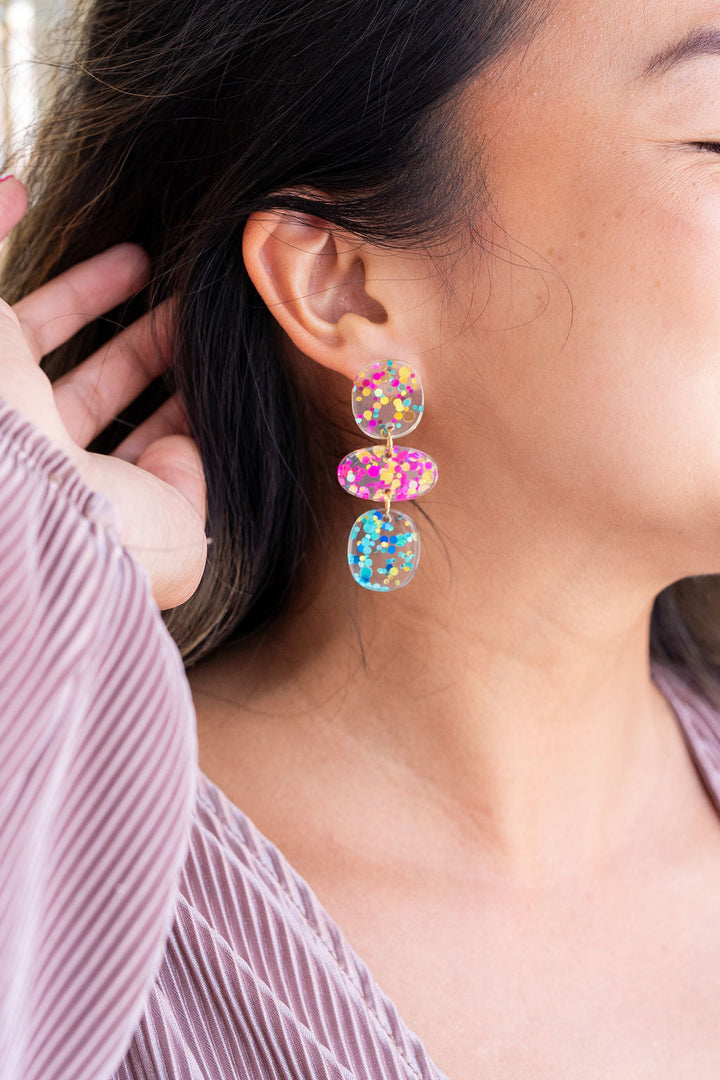 Florence Earrings - Confetti by Spiffy & Splendid