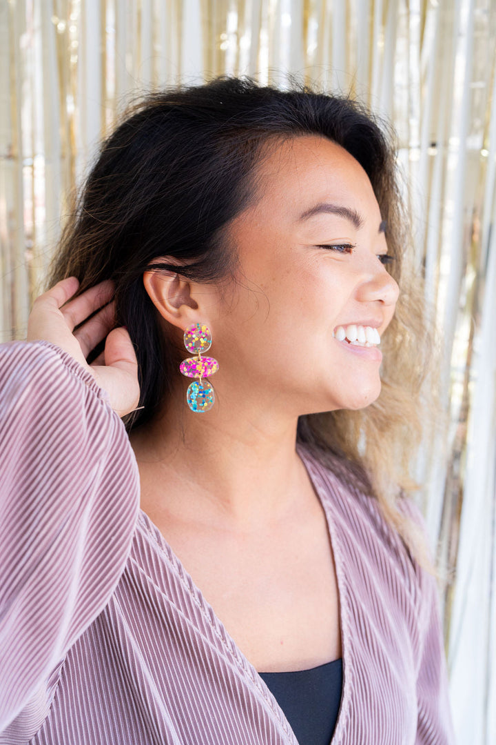 Florence Earrings - Confetti by Spiffy & Splendid