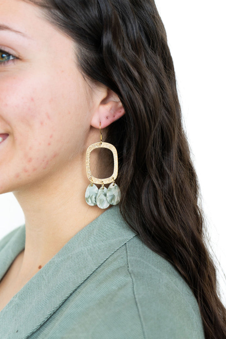 Ophelia Earrings - Sage by Spiffy & Splendid