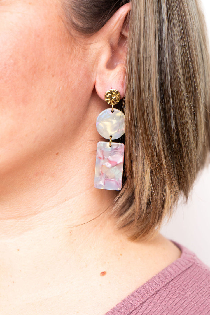 Nora Earrings - Iridescent Pastel by Spiffy & Splendid