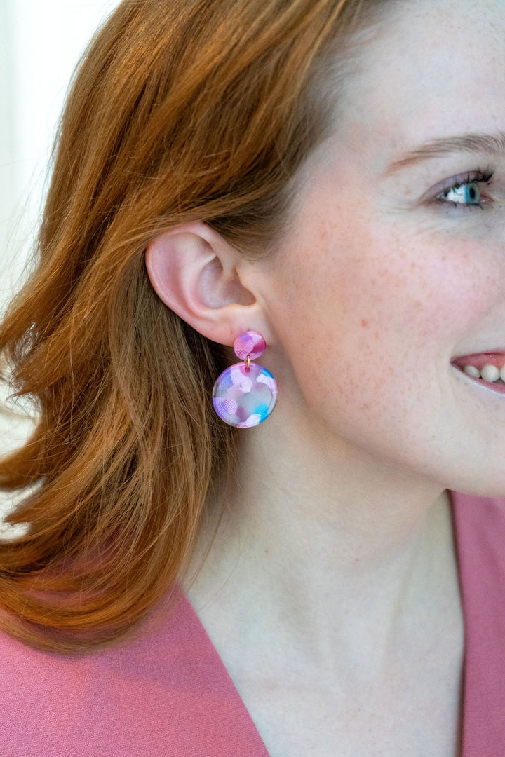 Addy Earrings - Cotton Candy by Spiffy & Splendid