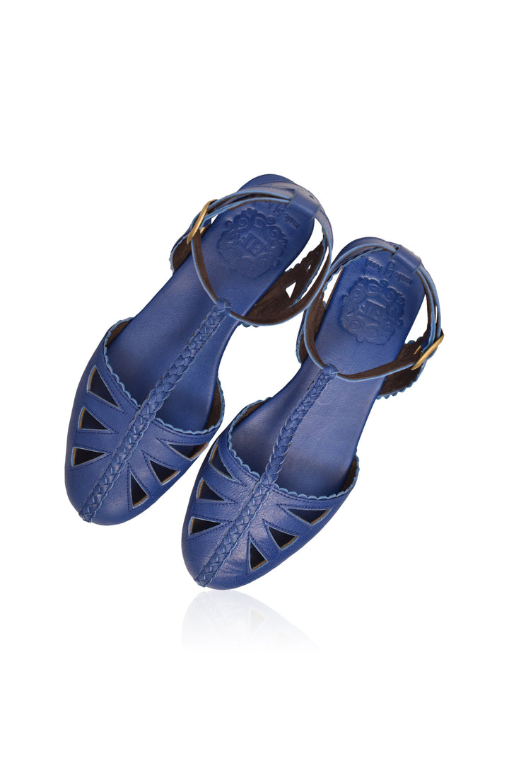 Bounty T-strap Leather Sandals by ELF