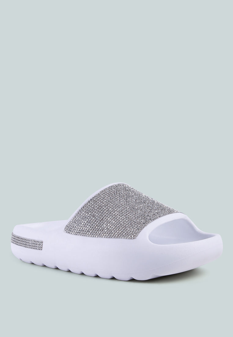 dumba diamante pool sliders by London Rag