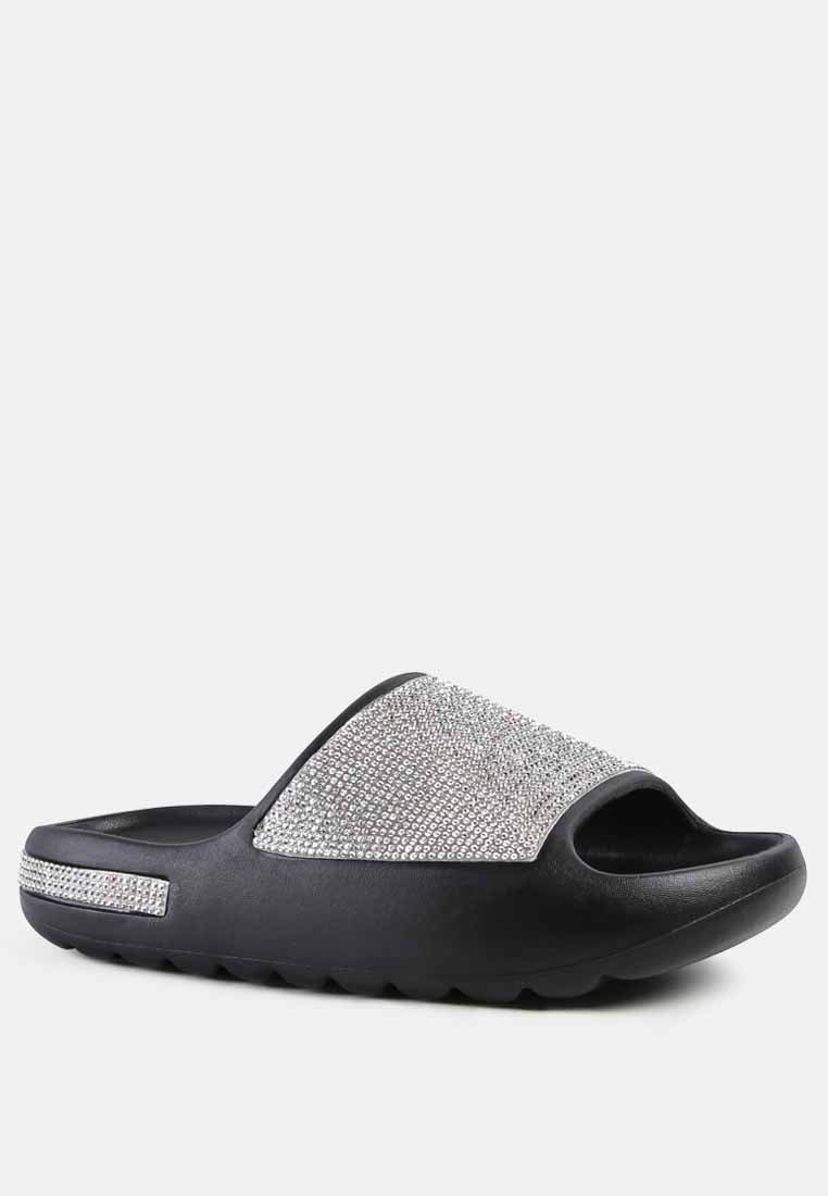 dumba diamante pool sliders by London Rag