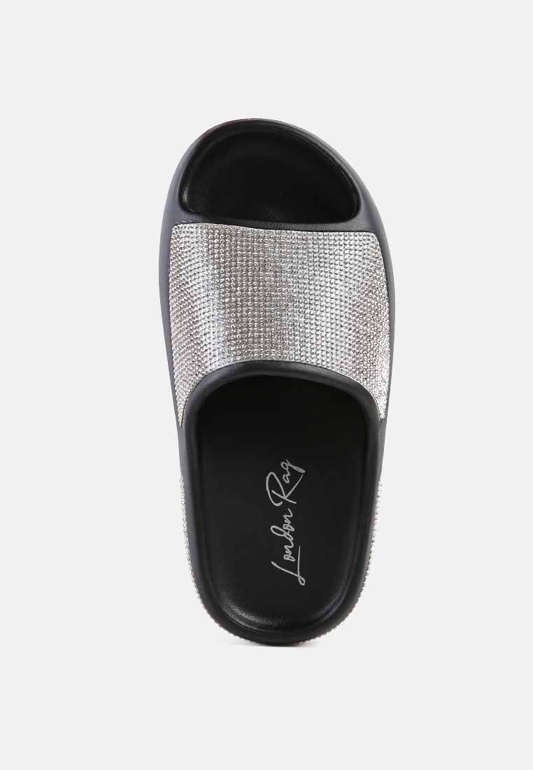 dumba diamante pool sliders by London Rag