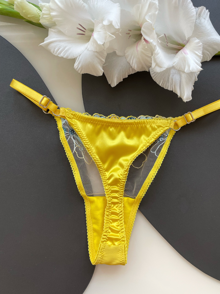 Dahlia yellow Lingerie Set by Angie's Showroom