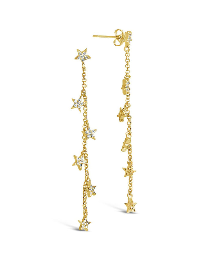 CZ Star Drop Earrings by Sterling Forever