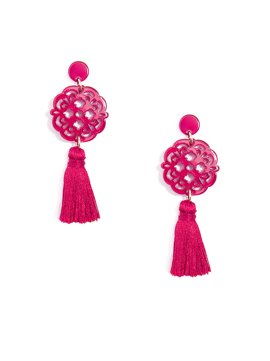 Allure Tassel Drop Earring by ZENZII