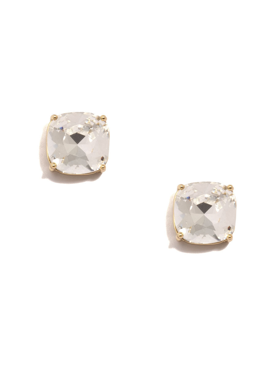 Luna Crystal Stud Earring by ZENZII