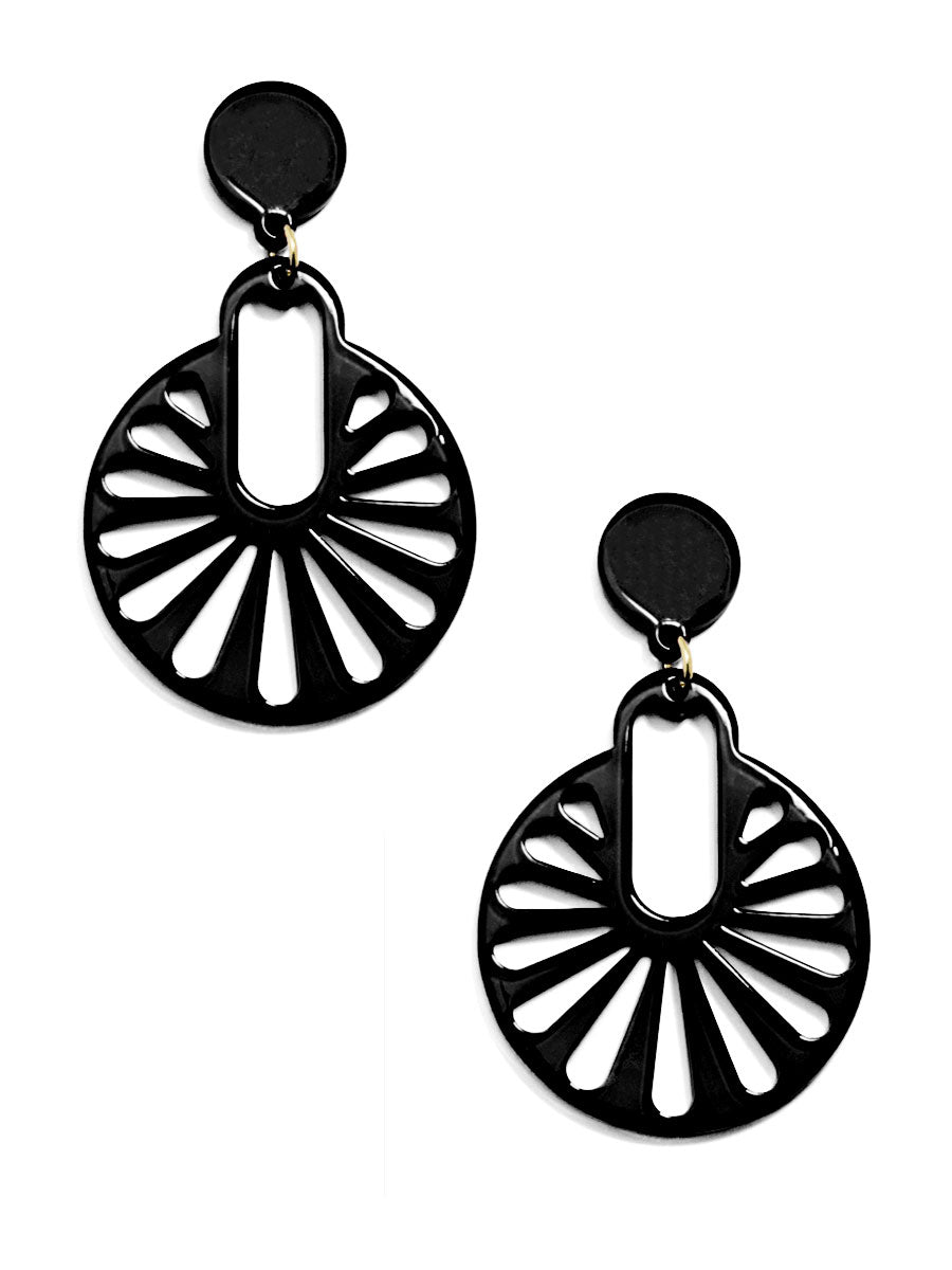 Fannie Cutout Drop Earring by ZENZII