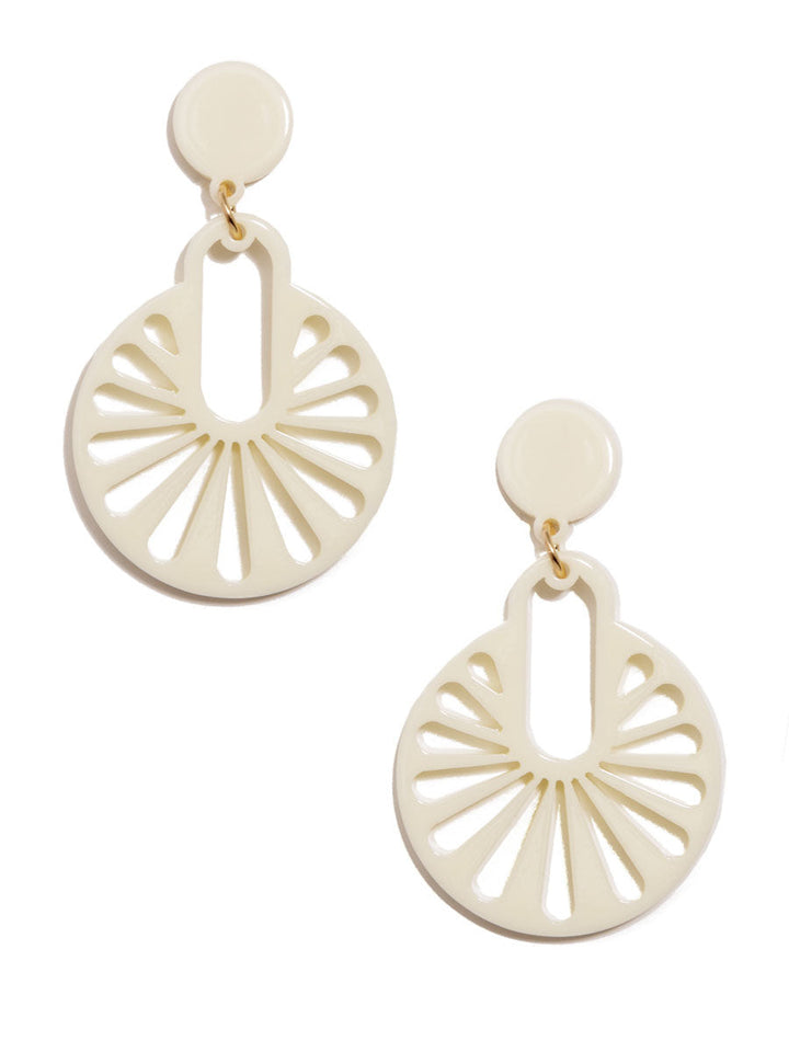 Fannie Cutout Drop Earring by ZENZII