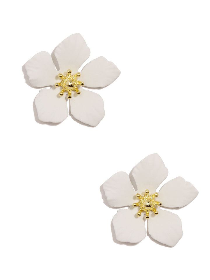 Eve Flower Stud Earring by ZENZII