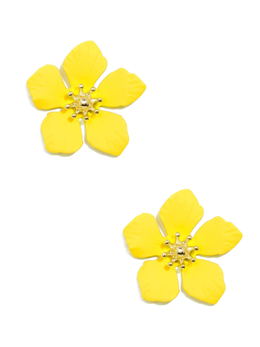 Eve Flower Stud Earring by ZENZII