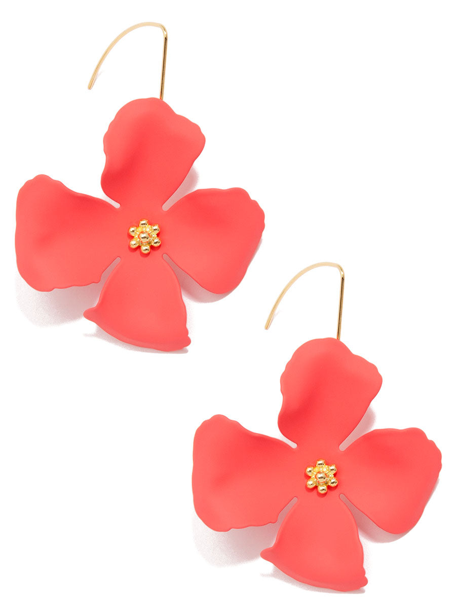 Camilla Floral Threader Earring by ZENZII