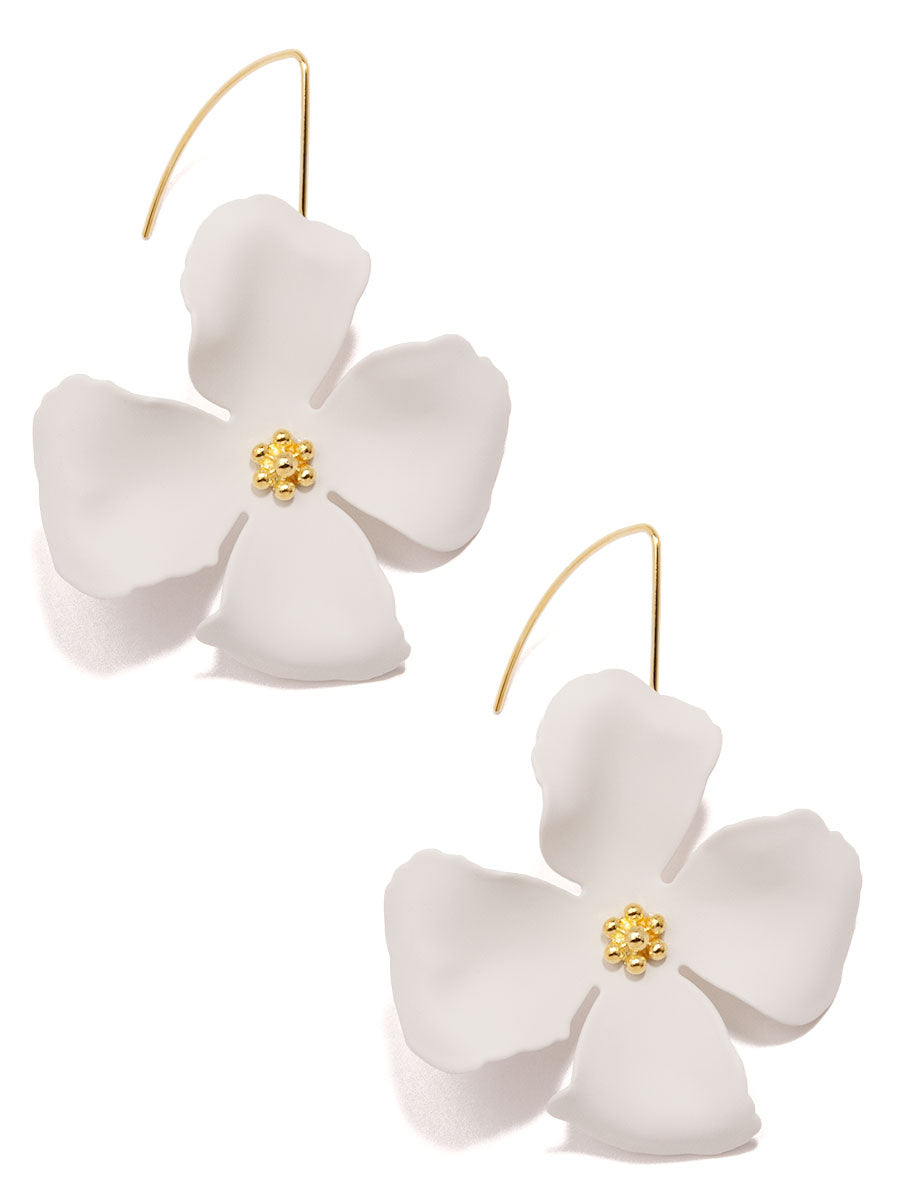 Camilla Floral Threader Earring by ZENZII