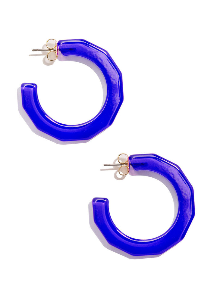 Robin Textured Hoop Earring by ZENZII