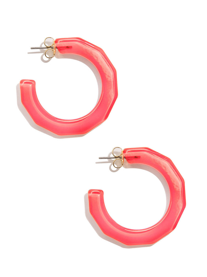 Robin Textured Hoop Earring by ZENZII