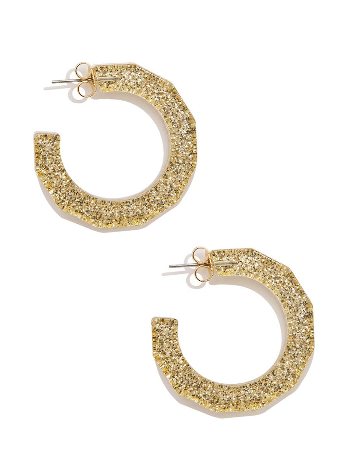 Robin Textured Hoop Earring by ZENZII