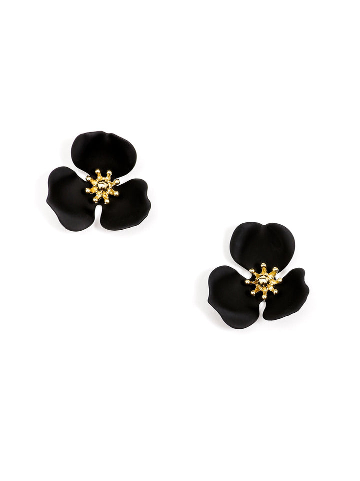 Blooming Lotus Stud Earring by ZENZII