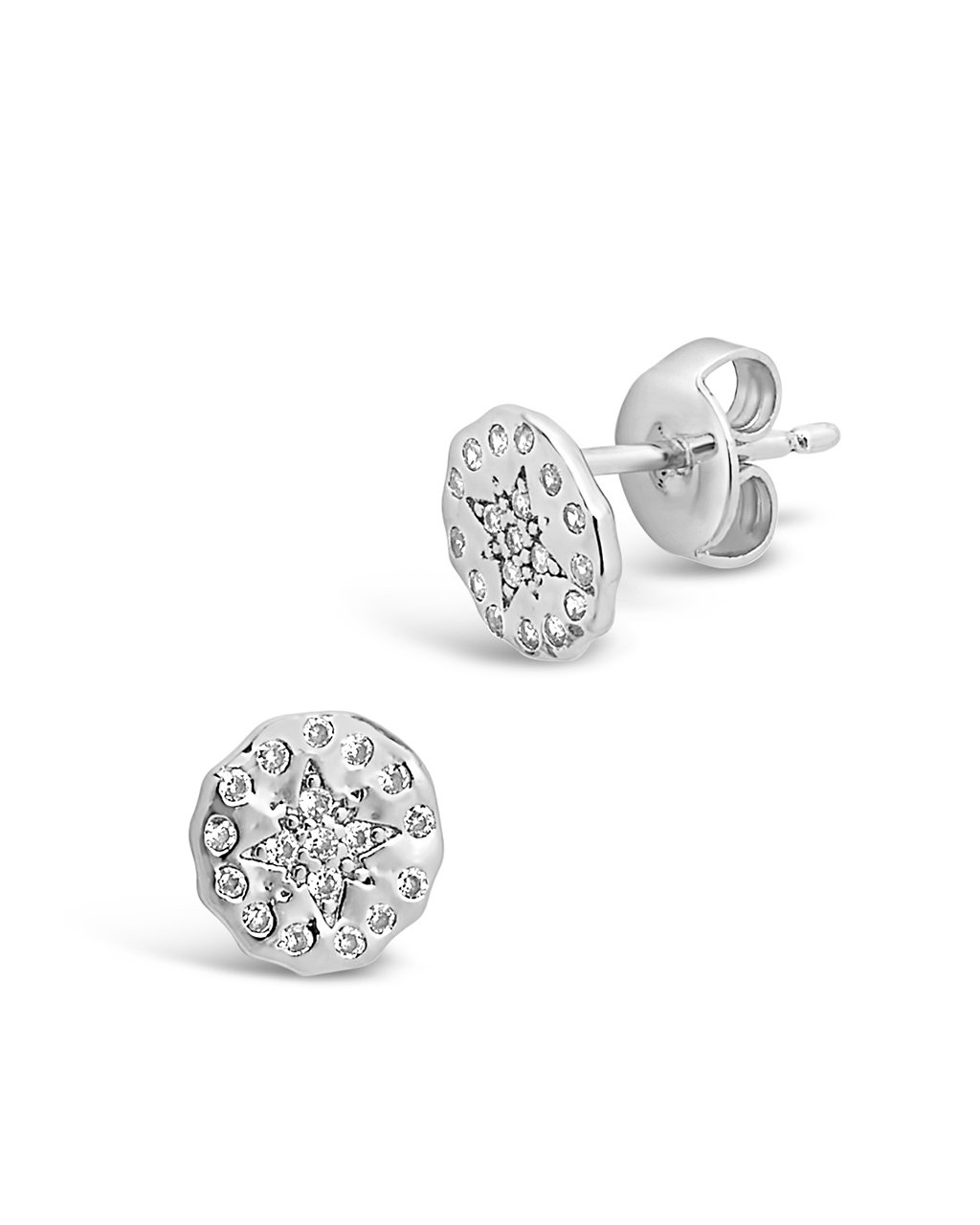 CZ Northern Star Studs by Sterling Forever