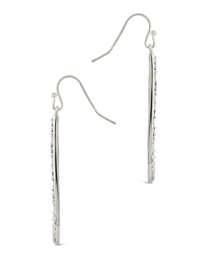 Evangeline CZ Teardrop Hoop Earrings by Sterling Forever