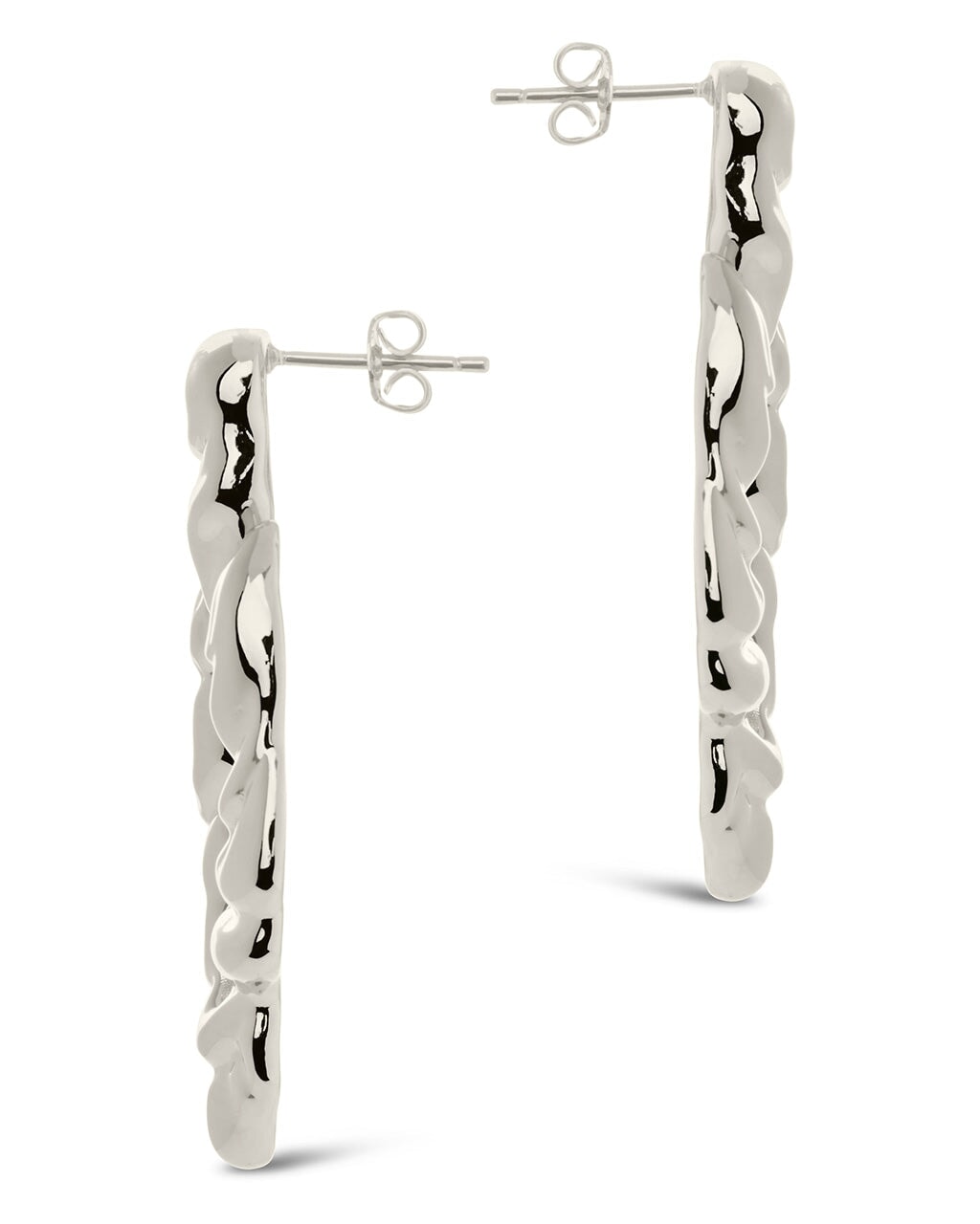 Tali Molten Metal Chunky Drop Earrings by Sterling Forever