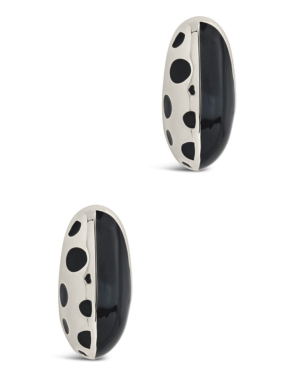 Lisha Enamel Hoop Earrings by Sterling Forever