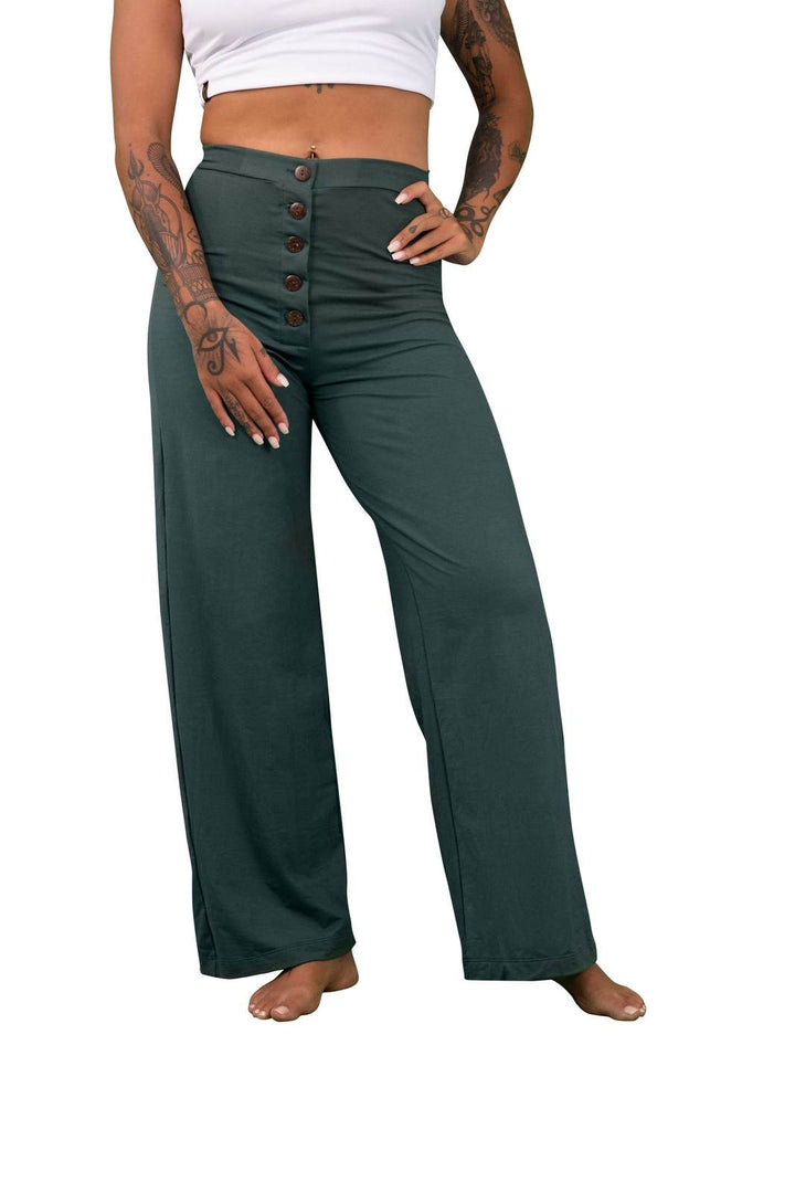 Warsaw Wide Leg Trousers by EKOLUXE