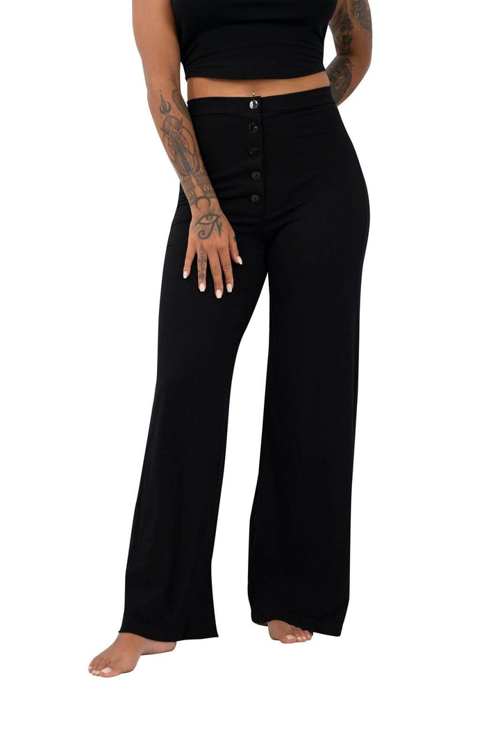 Warsaw Wide Leg Trousers by EKOLUXE