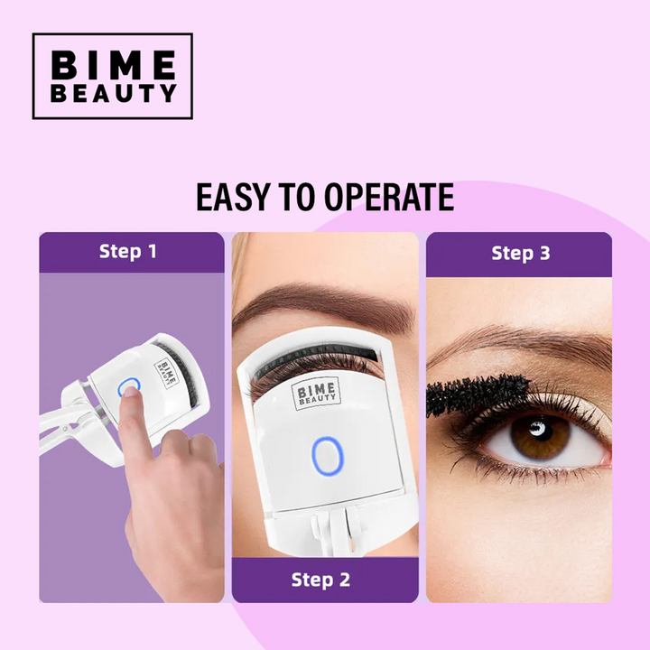 Electric Hot Heated Eyelash Curler by BimeBeauty