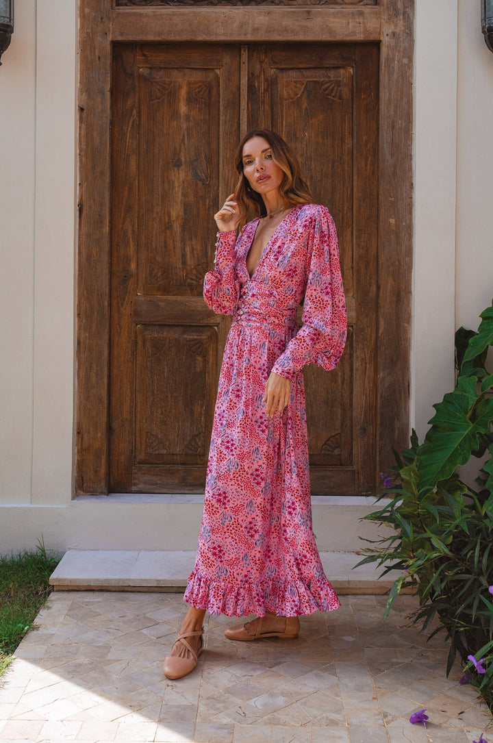 Elise Long Sleeve Maxi Dress by Bali ELF