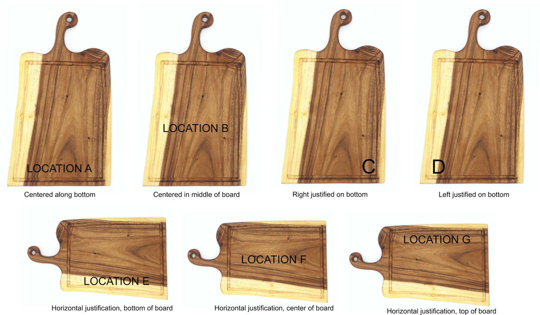 Extra Large Live Edge Handled Board by Tuckahoe Hardwoods