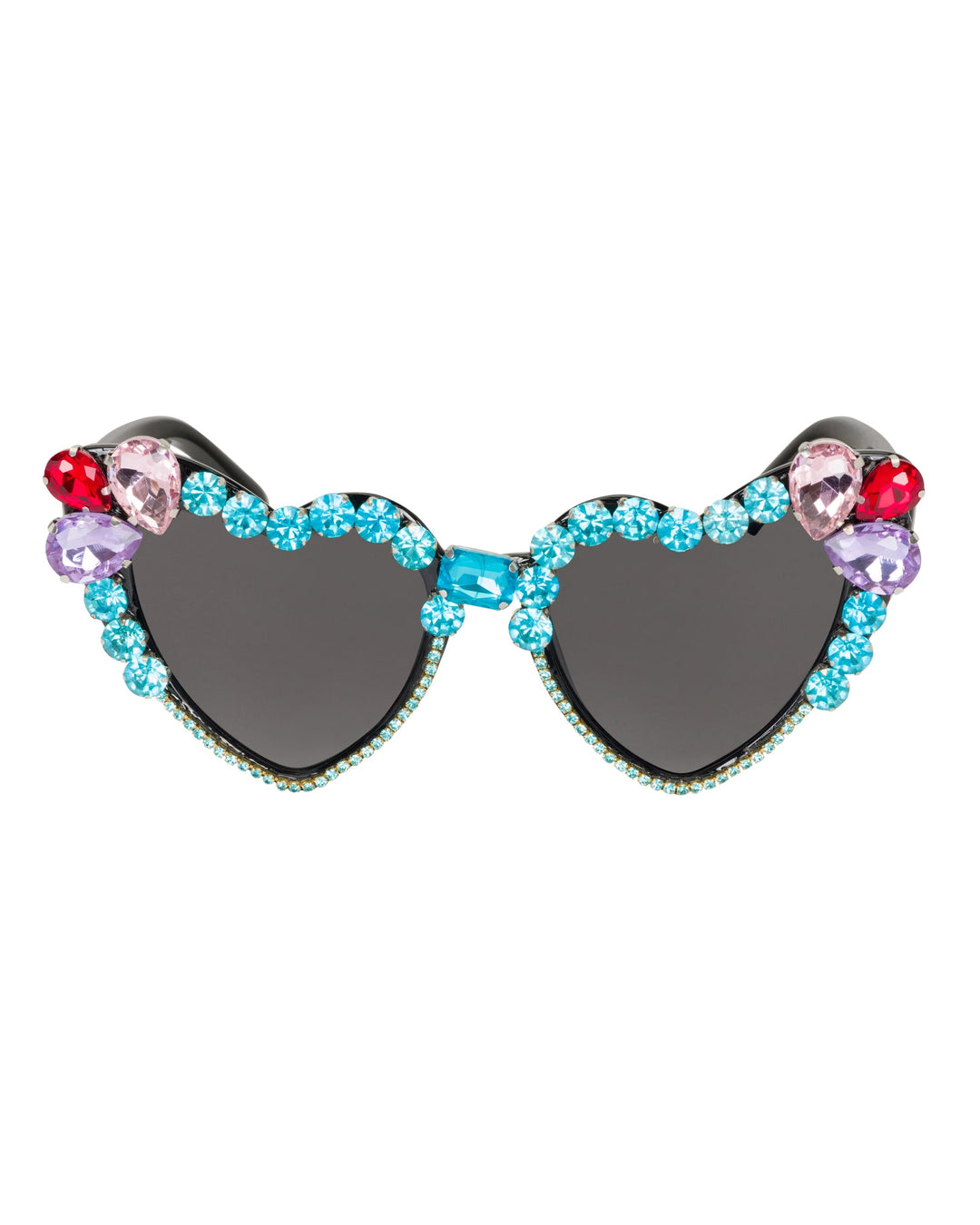 Heart Breaker Funglasses - Blue by Meghan Fabulous