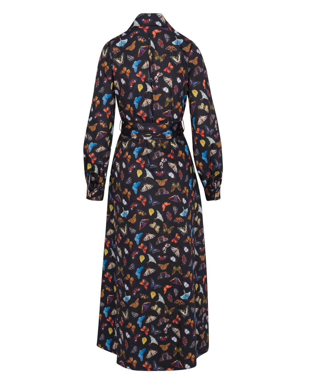 The Butterfly Shirt Maxi Dress - Black by Meghan Fabulous