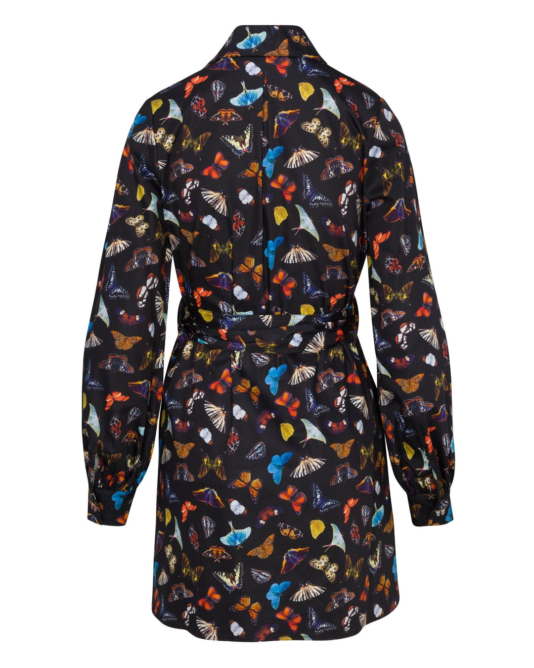 The Butterfly Shirt Dress - Black by Meghan Fabulous