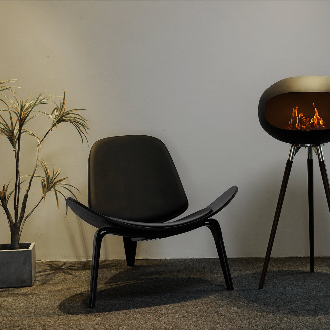 Tripod Indoor + Outdoor Ethanol Fireplace by EP Light