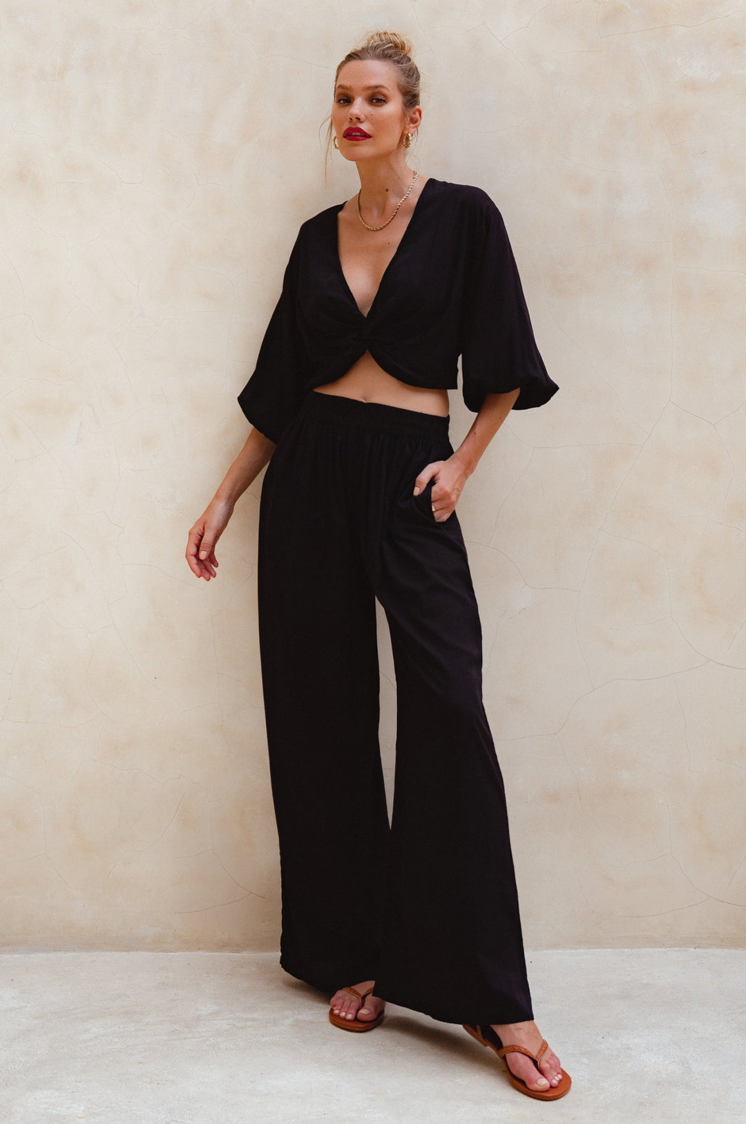 Fatima Wide Leg Pants by Bali ELF