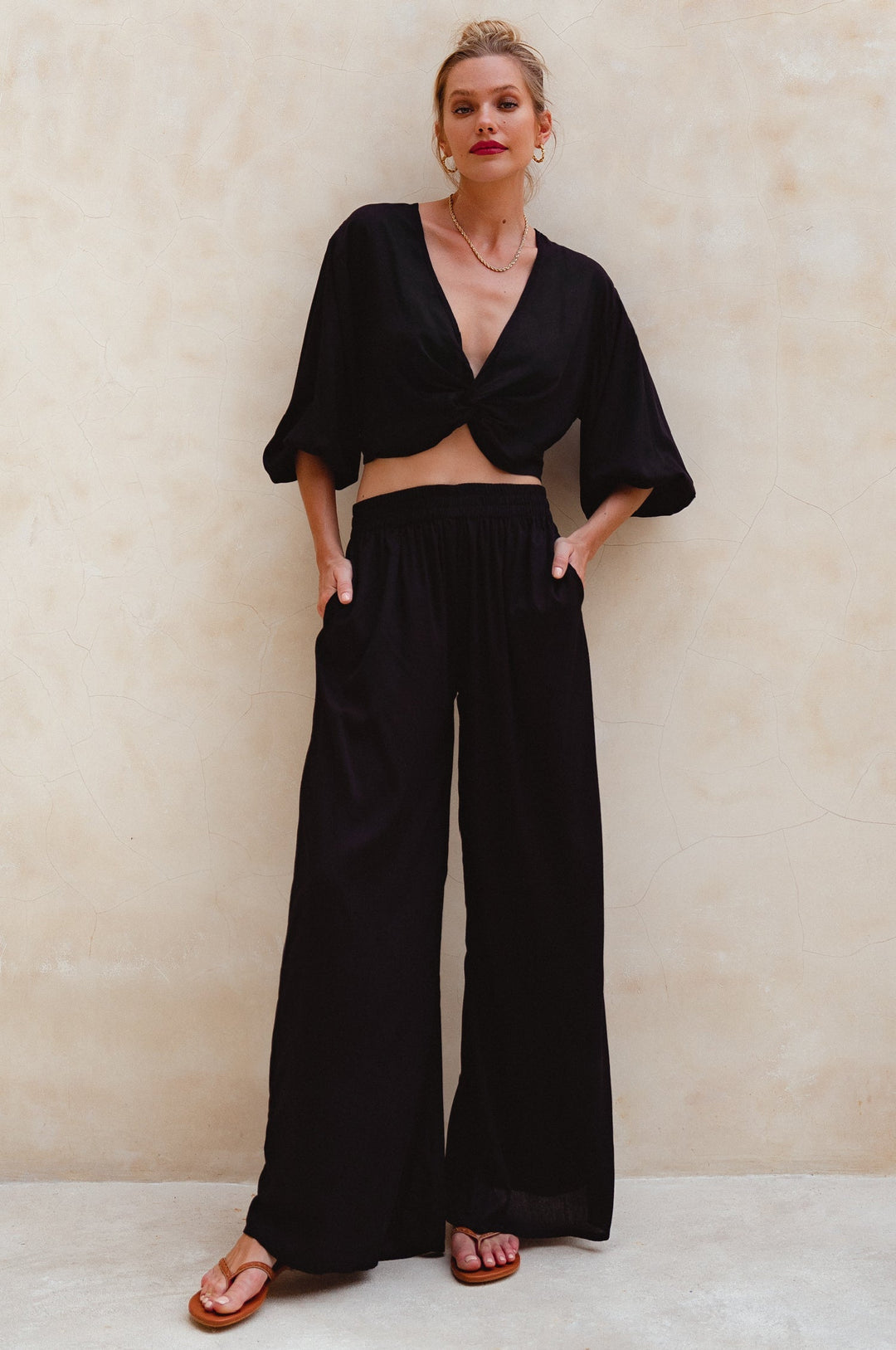 Fatima Wide Leg Pants by Bali ELF