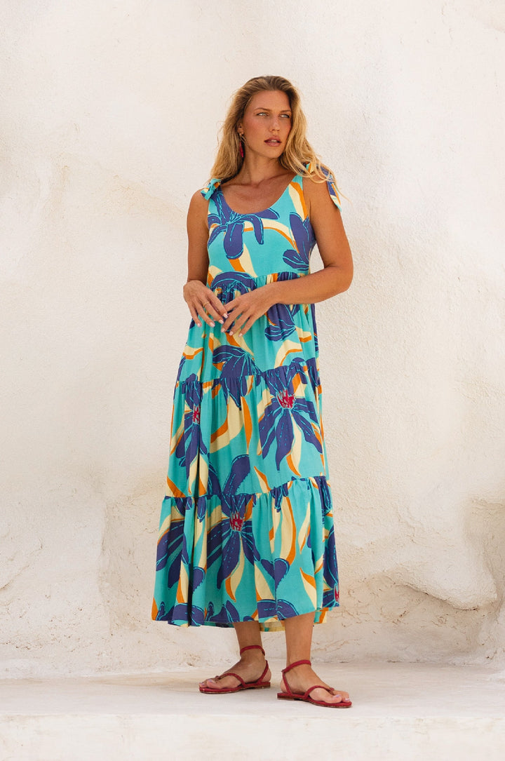 Fiesta Summer Maxi Dress by Bali ELF