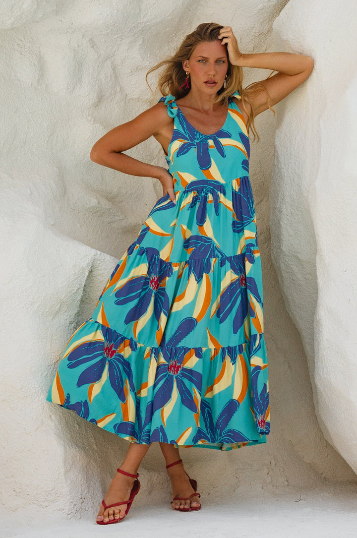 Fiesta Summer Maxi Dress by Bali ELF