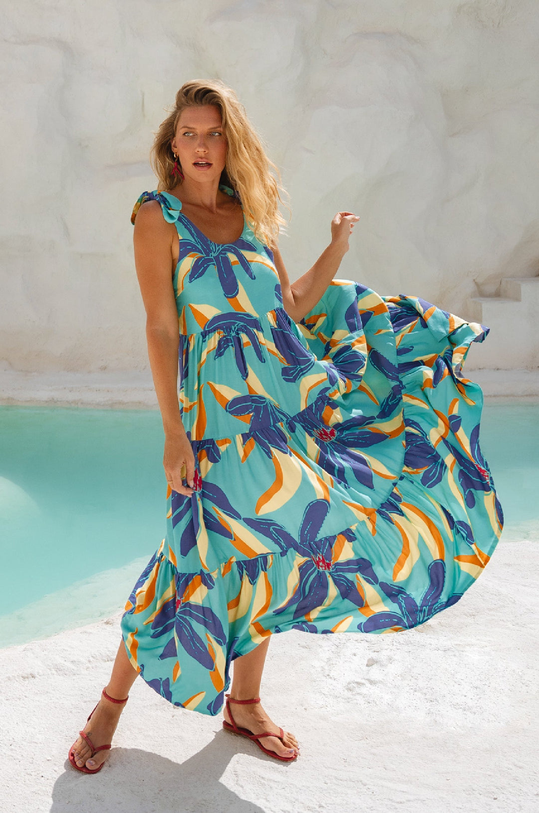 Fiesta Summer Maxi Dress by Bali ELF