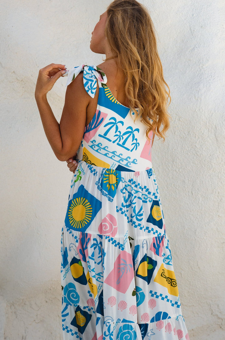 Fiesta Summer Maxi Dress by Bali ELF