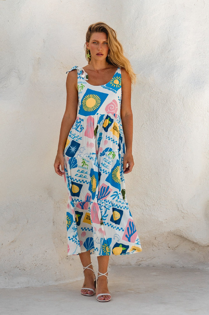 Fiesta Summer Maxi Dress by Bali ELF